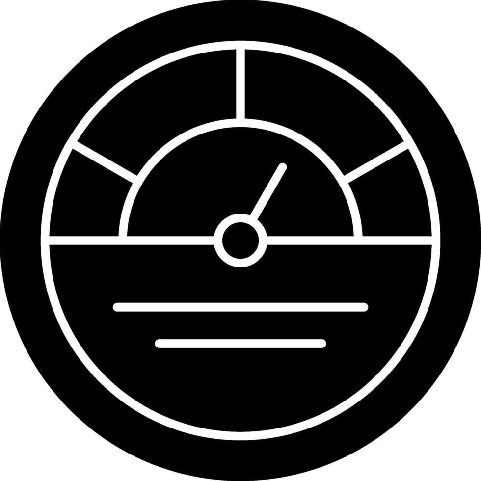 KPI Glyph Icon vector