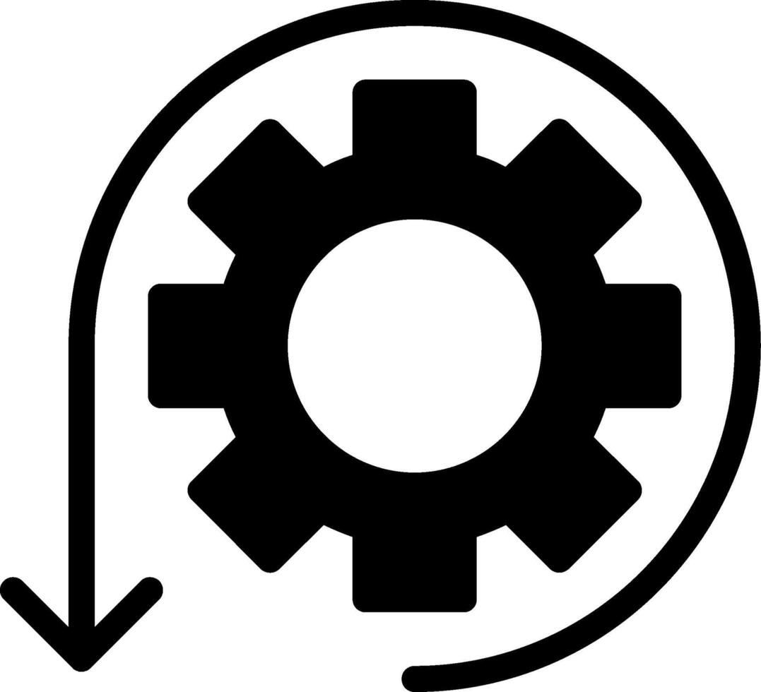 Agile Glyph Icon vector