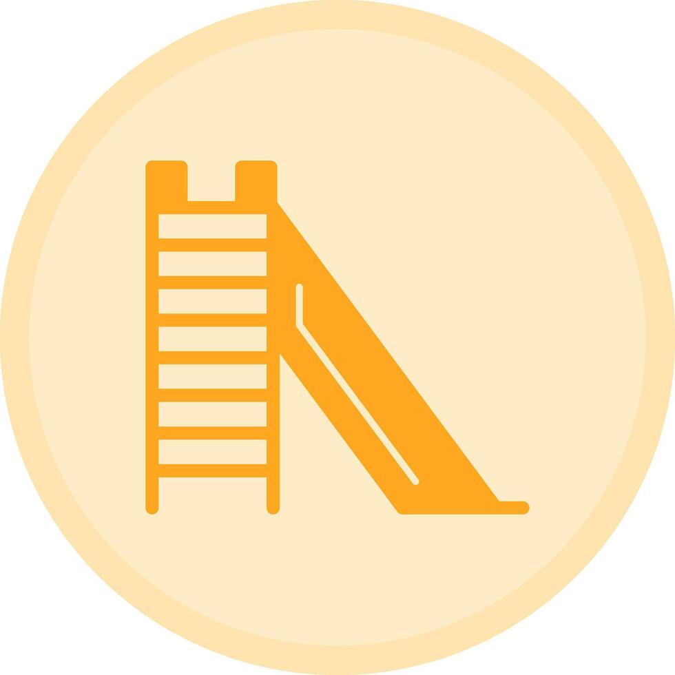 Slide Multicolor Circle Icon vector