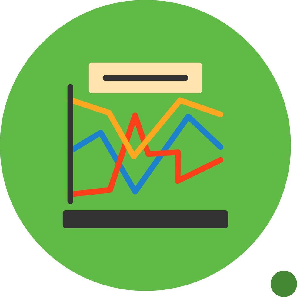 Line Chart Vector Icon