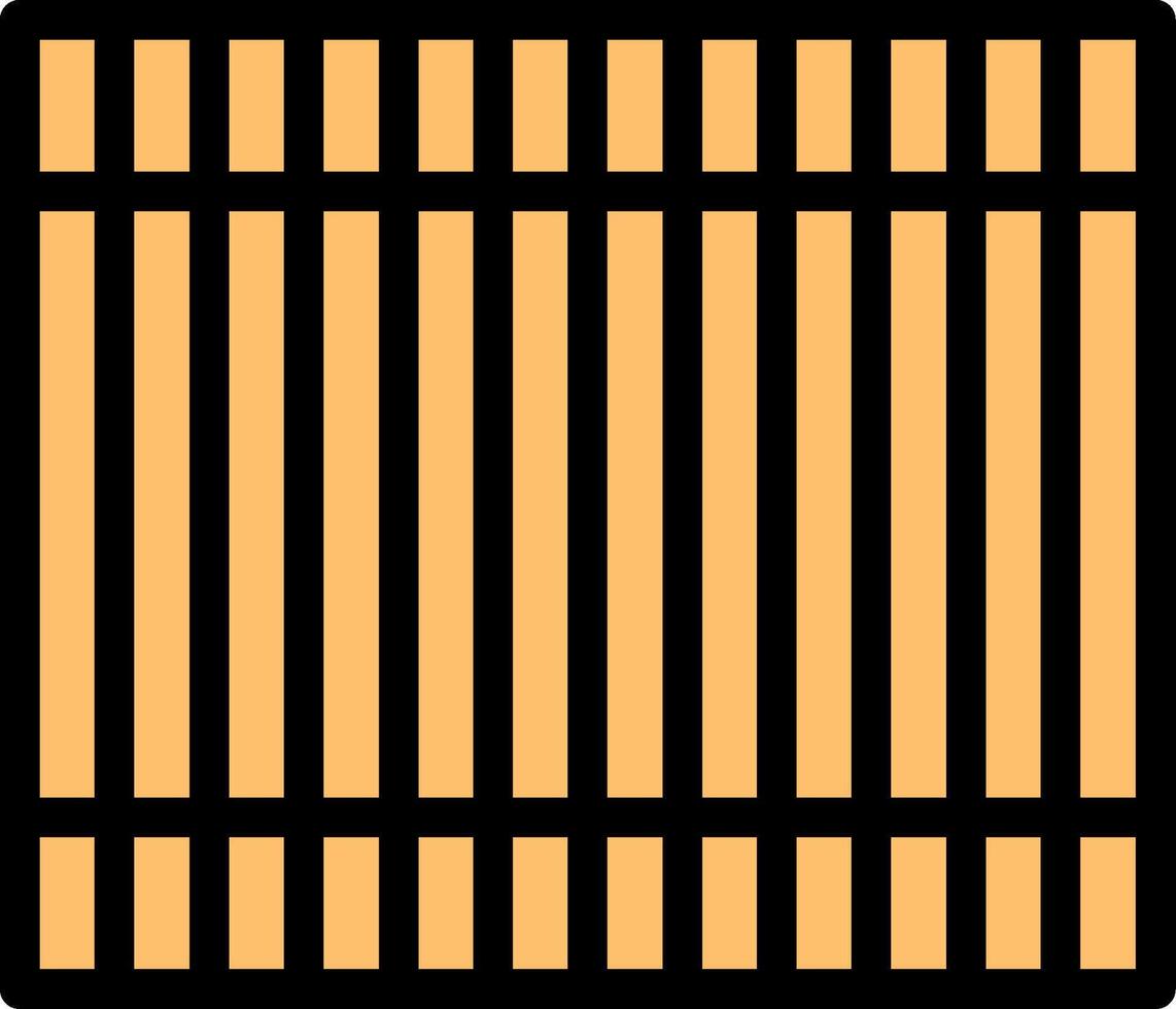 Bamboo Mat Line Filled vector