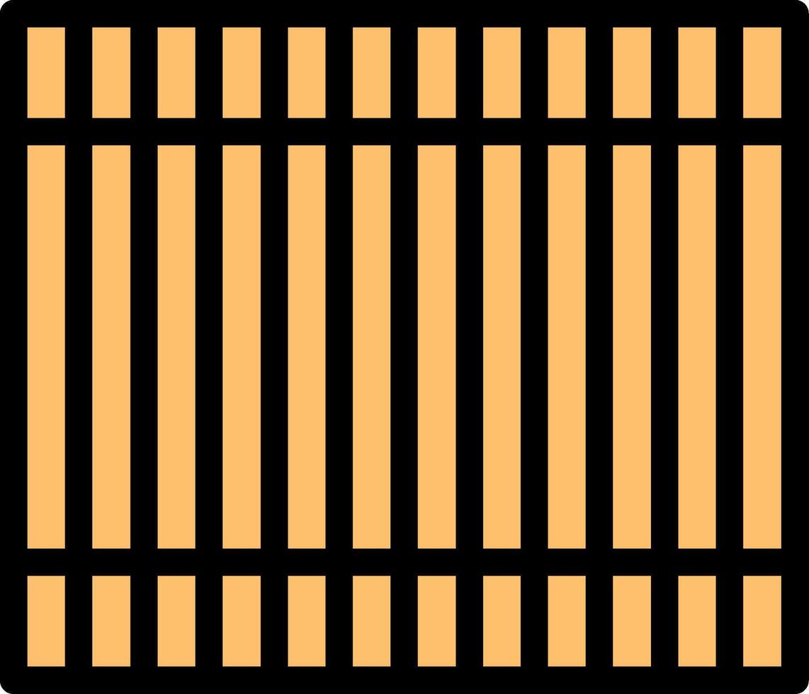 Bamboo Mat Line Filled vector