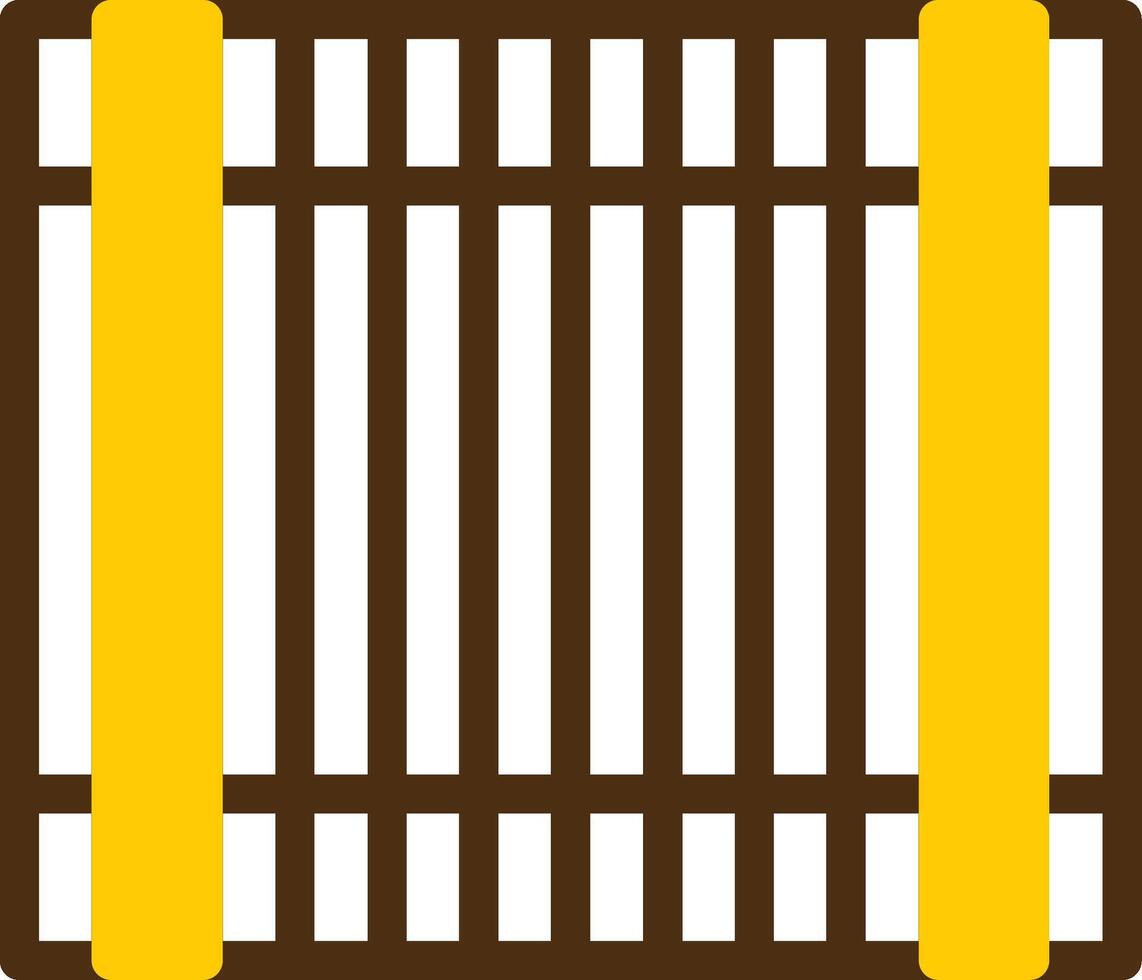 Bamboo Mat Yellow Lieanr Circle Icon vector