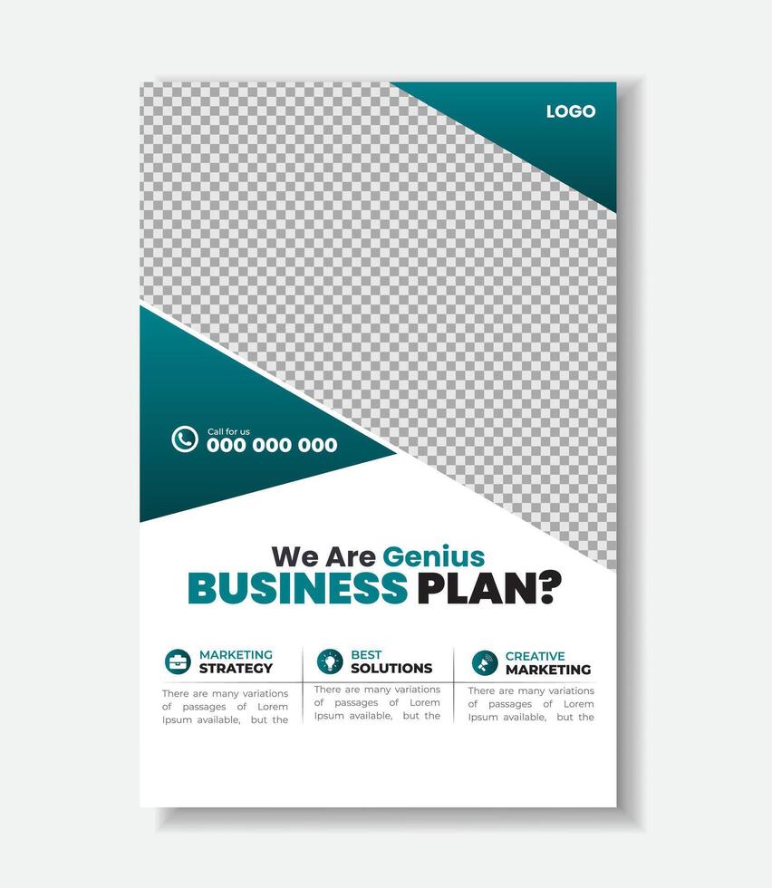 Creative modern Table Top Banner And Flyer Design For your Corporate Business vector
