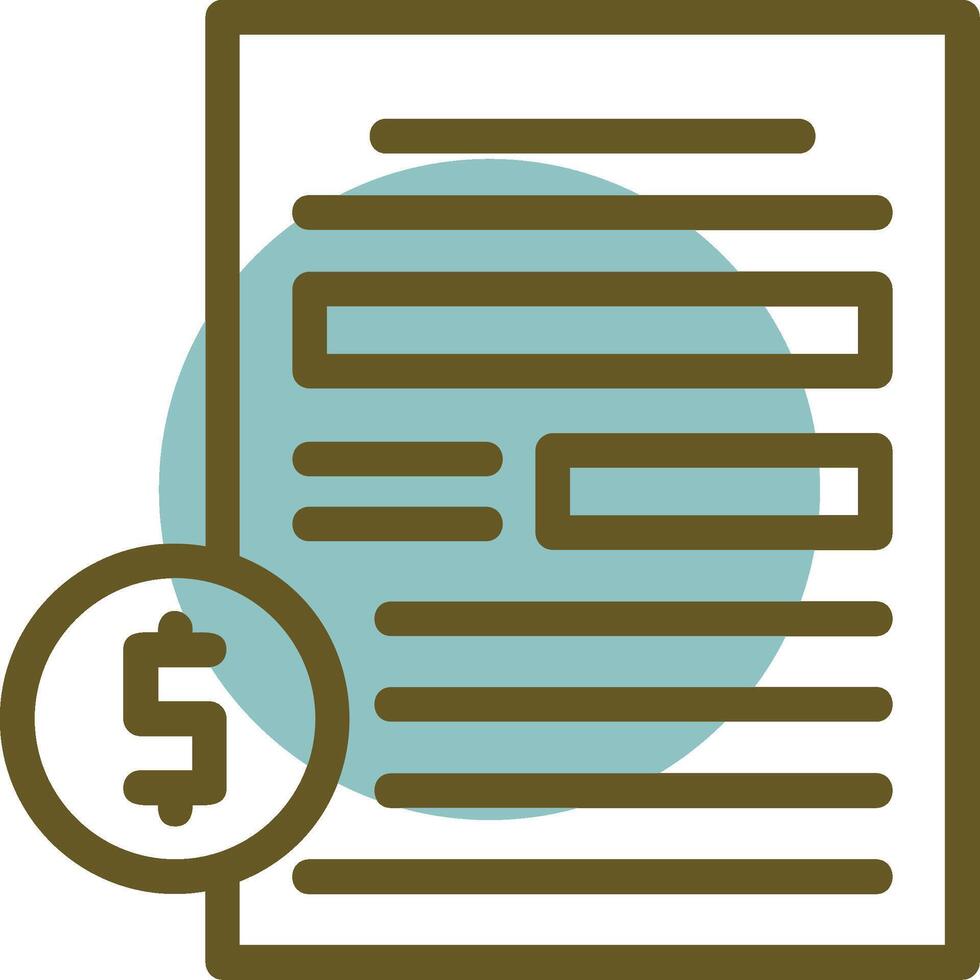 Compensation Linear Circle Icon vector