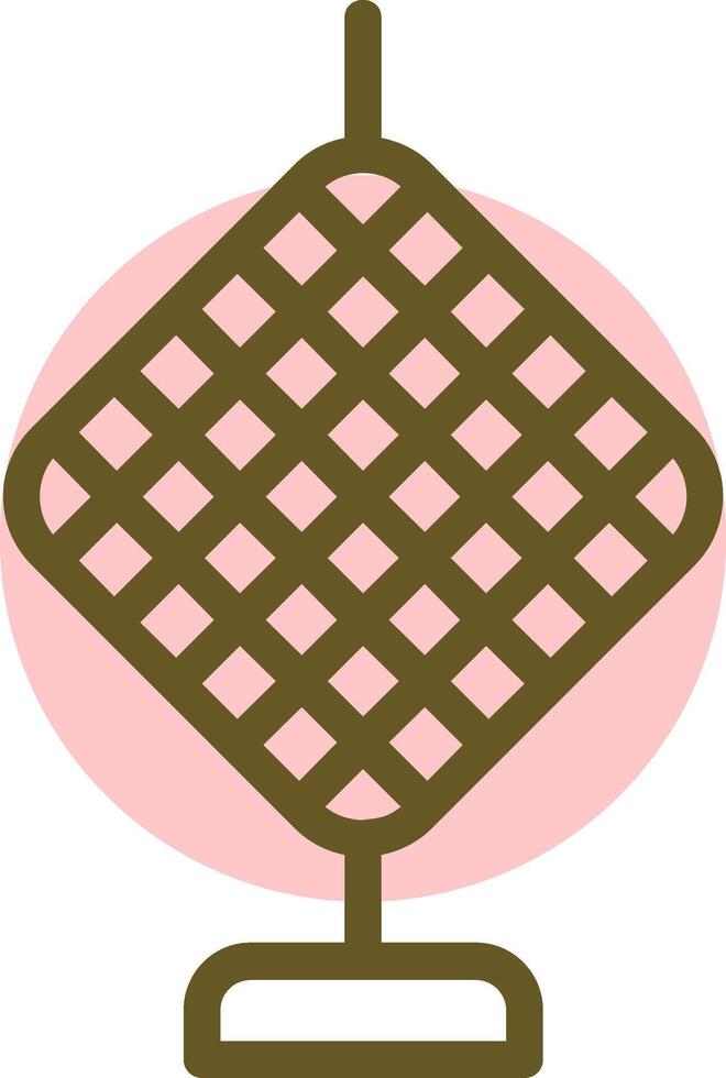 Chinese Knot Linear Circle Icon vector