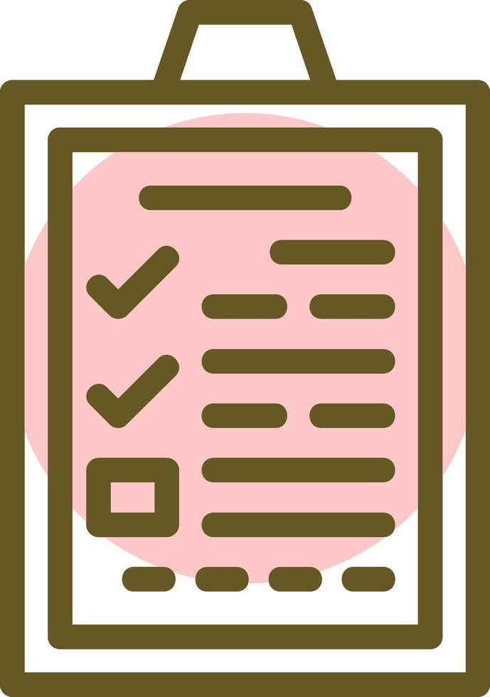 Application Form Linear Circle Icon vector