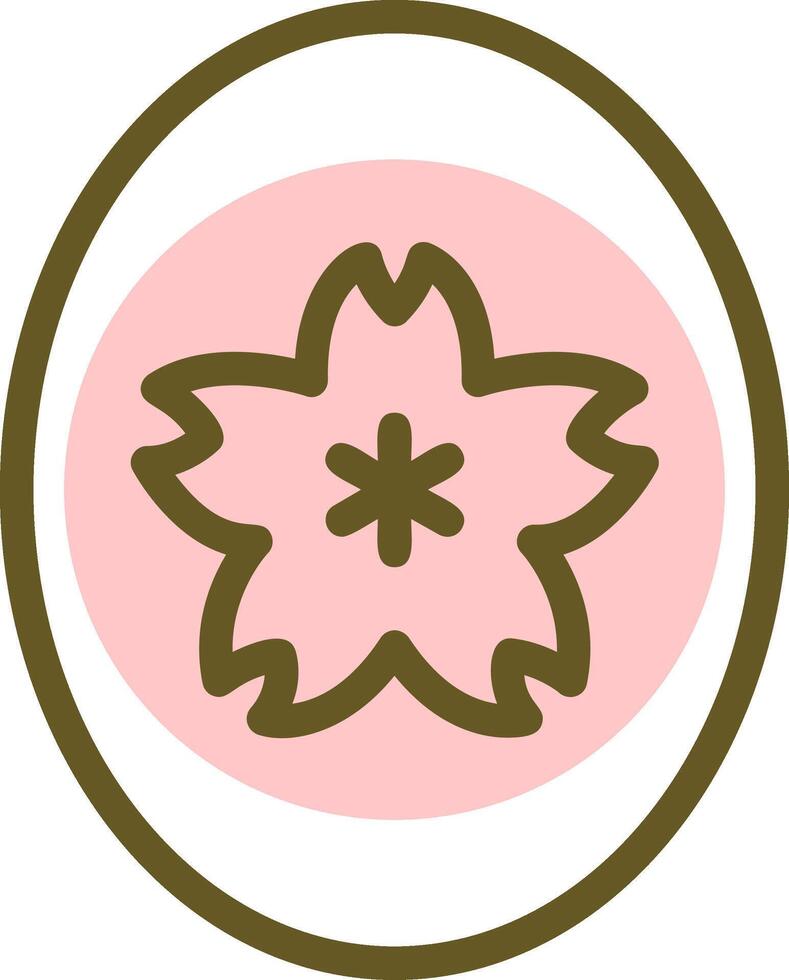 Jade Linear Circle Icon vector