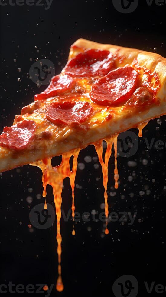 AI generated a slice of pizza photo