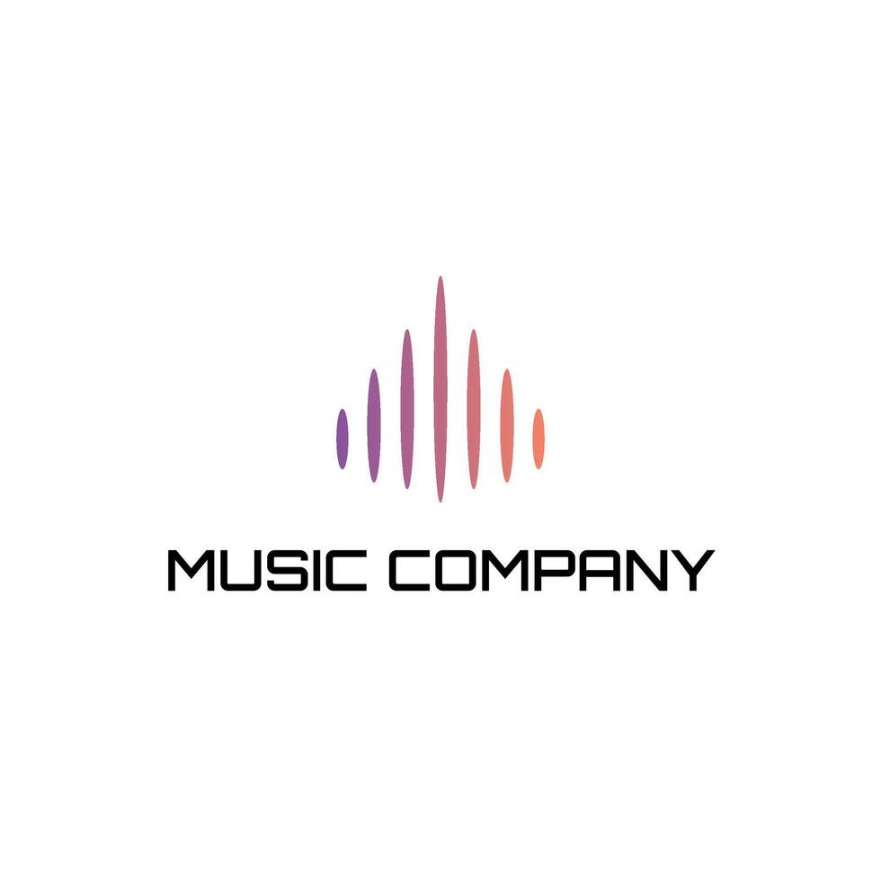 Sound Wave Music Logo vector