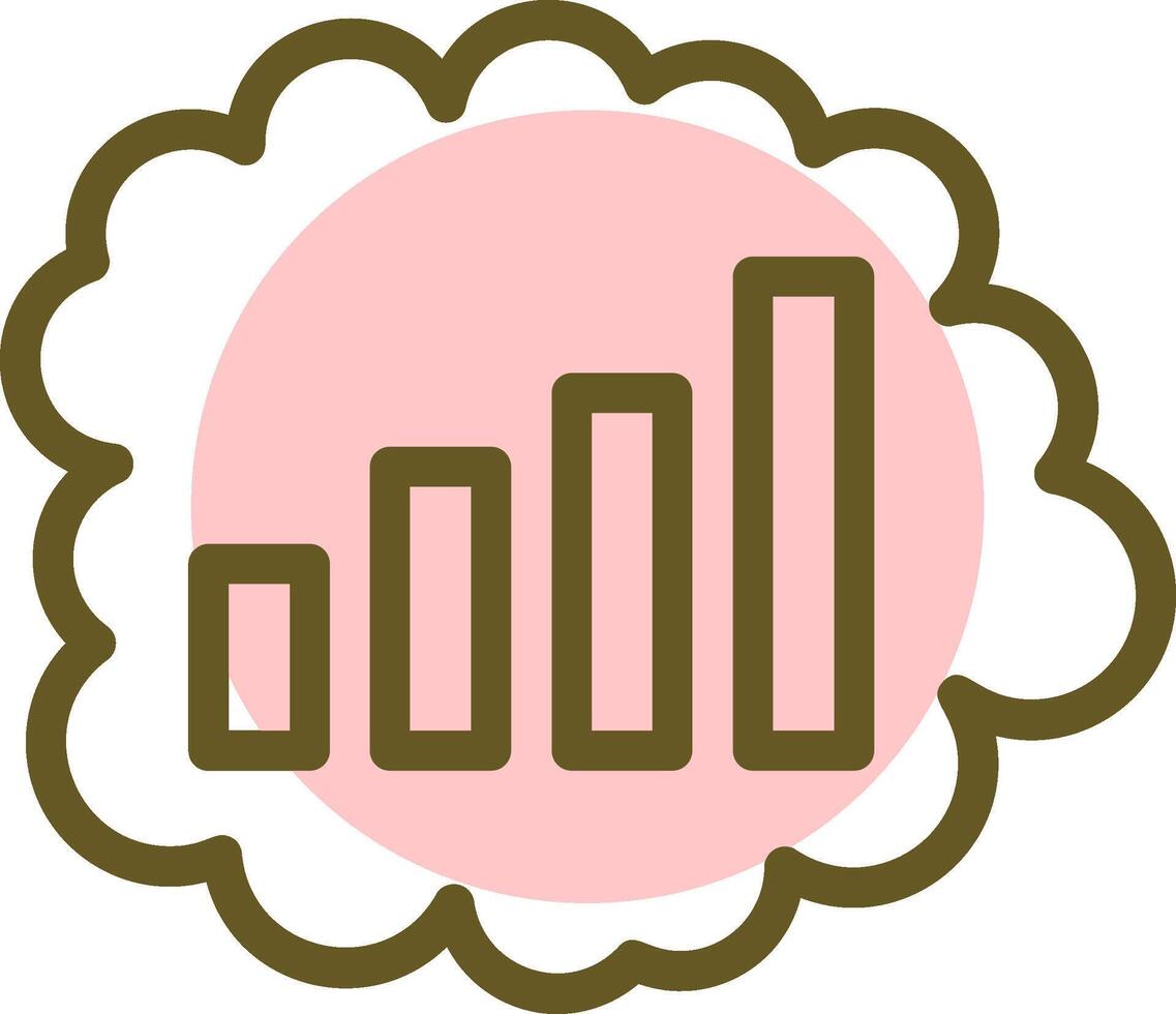 Dream Craft Linear Circle Icon vector