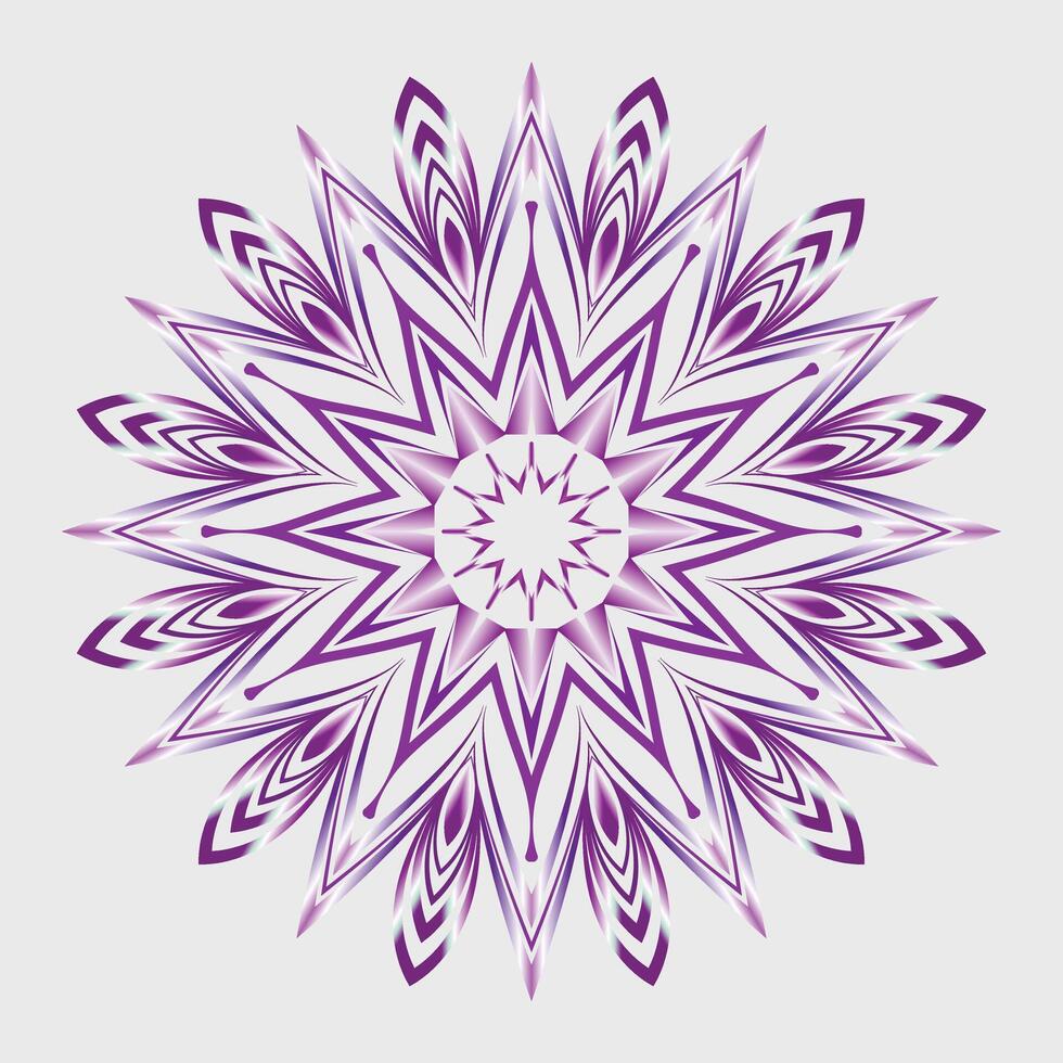 free vector luxury floral mandala design