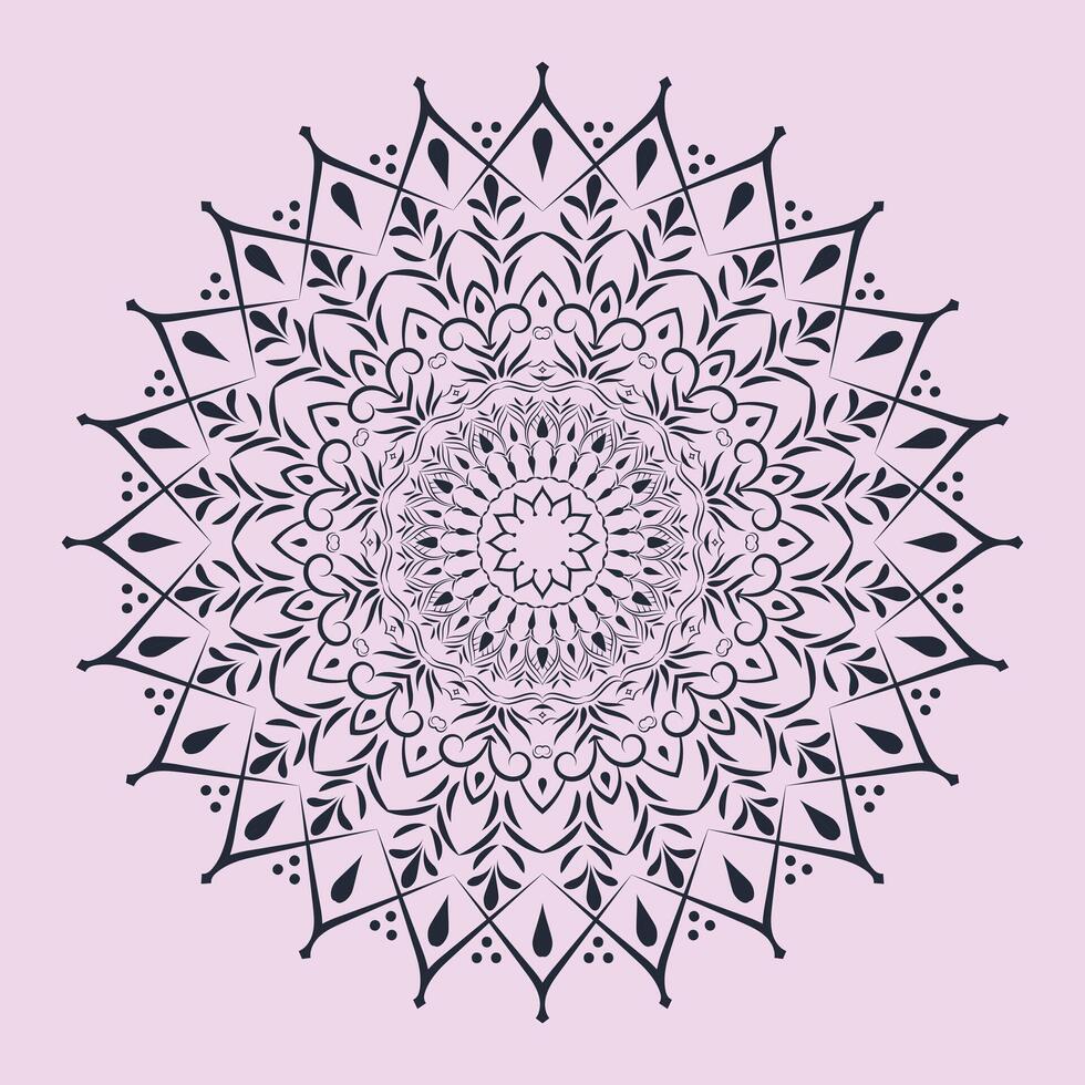 free vector luxury floral indian Arabic mandala design
