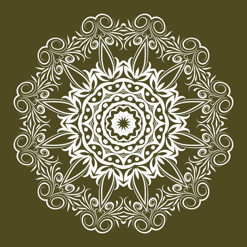 free vector luxury floral indian Arabic mandala design
