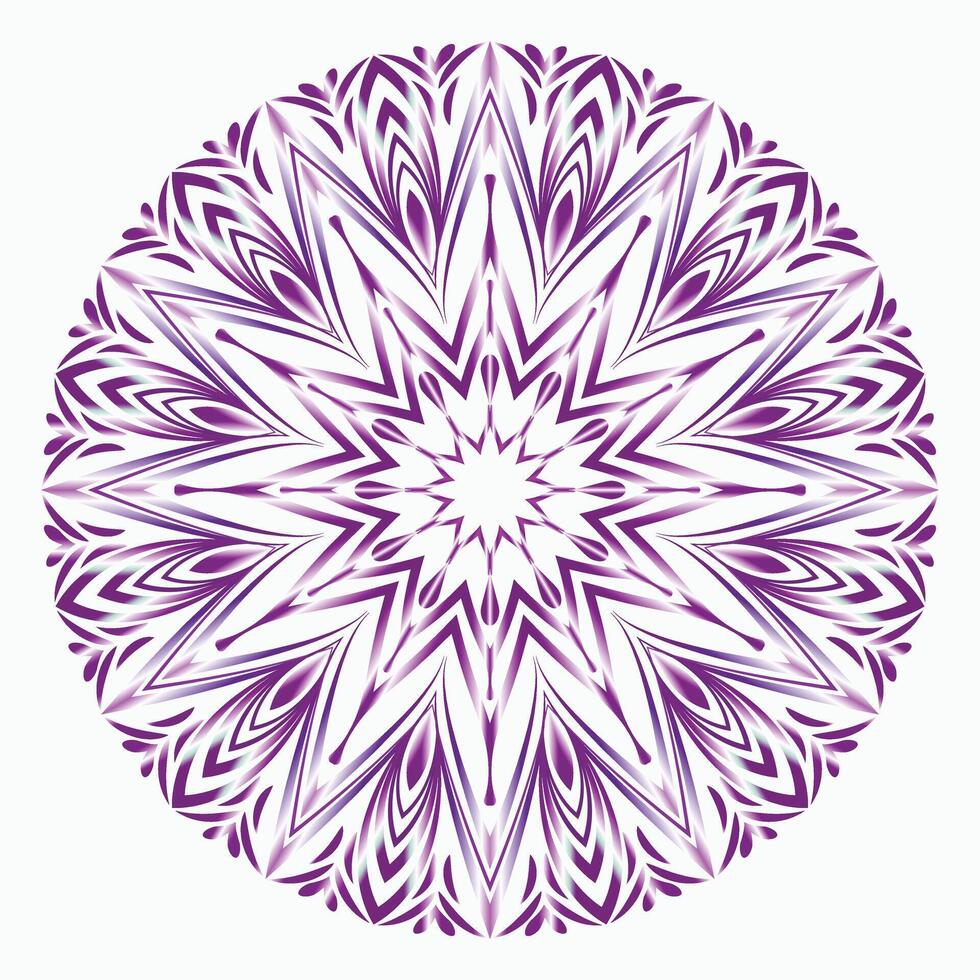 gratis vector lujo de colores floral mandala diseño