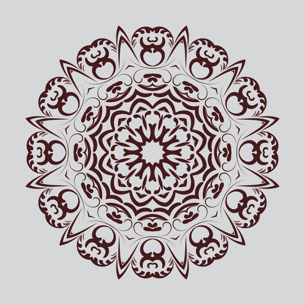 Creative vector golden floral arabic mandala background template