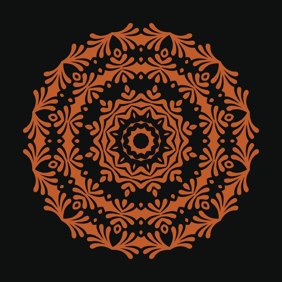 luxury floral indian Arabic mandala design premium vector