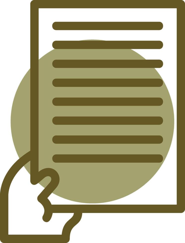 Handover Linear Circle Icon vector