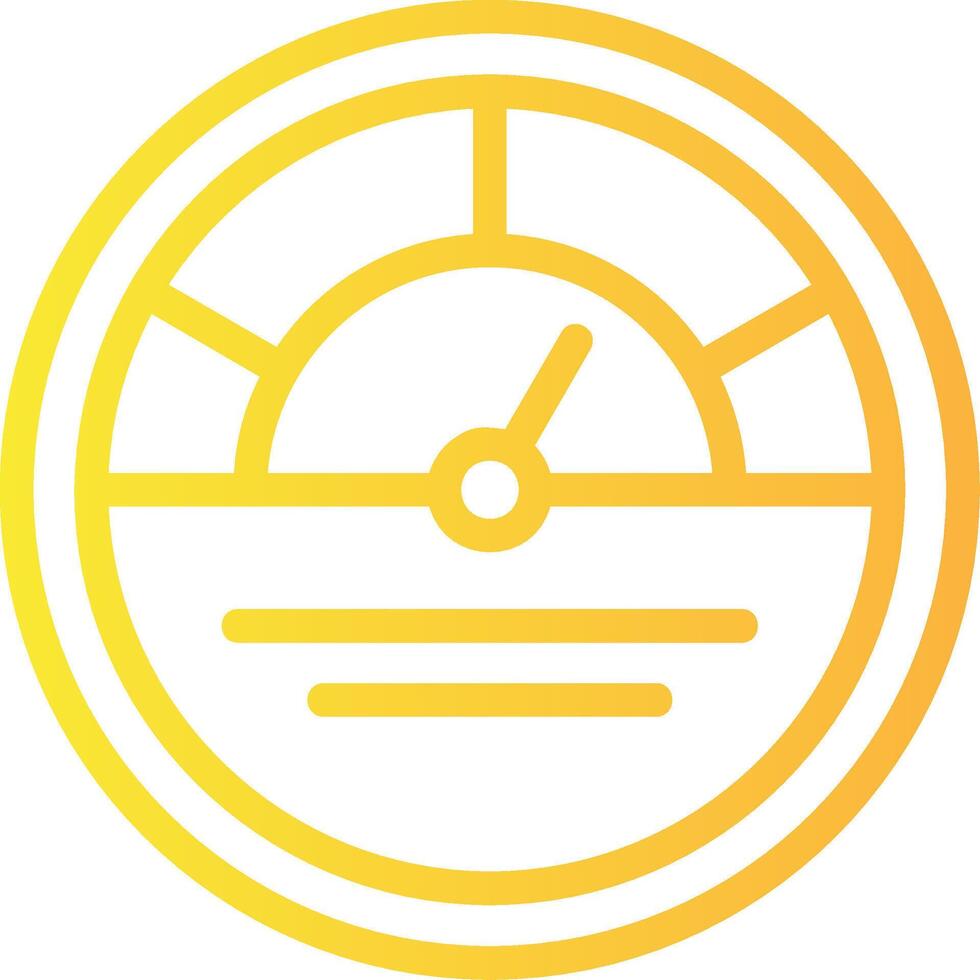 KPI Linear Gradient Icon vector