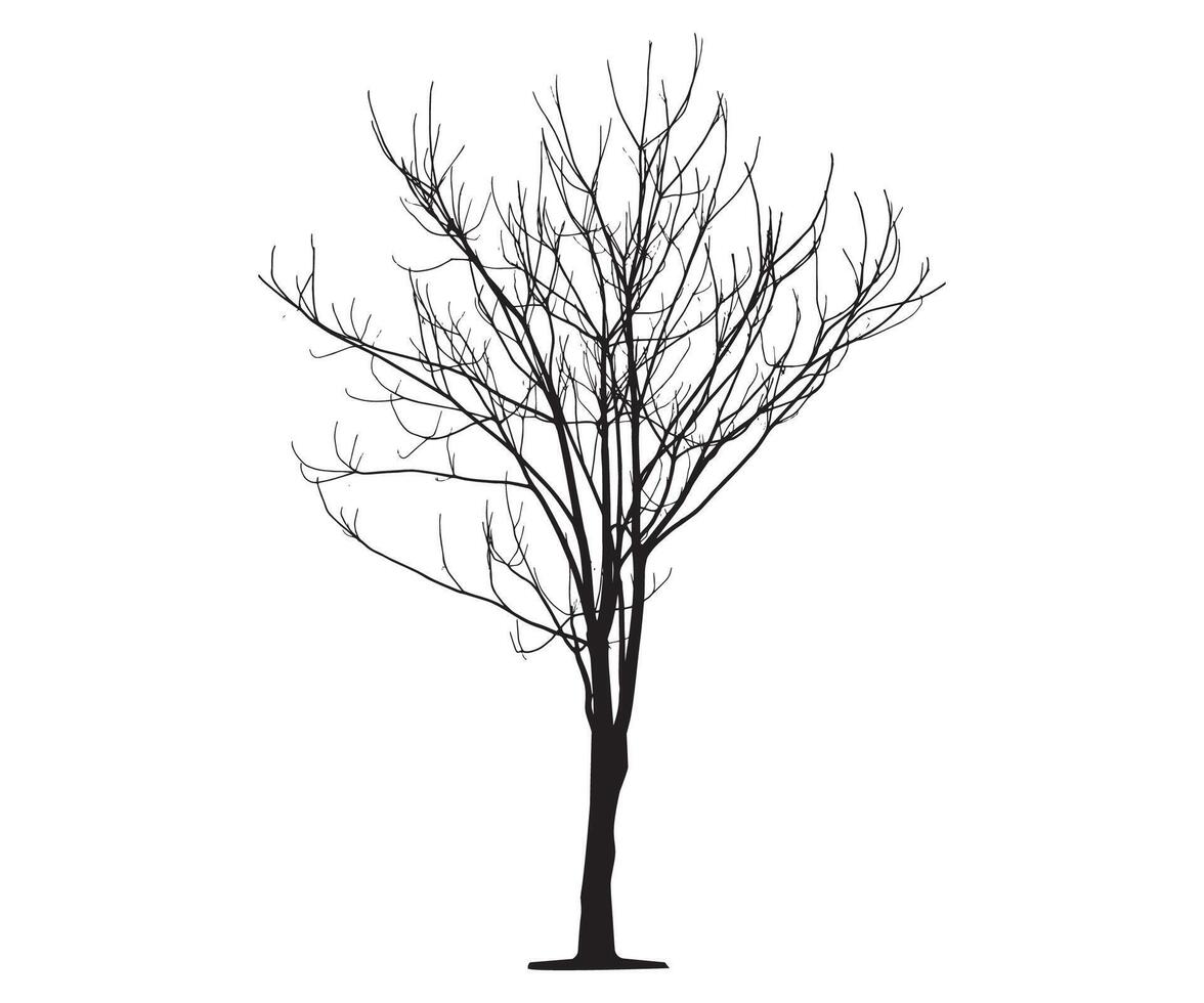 Tree Silhouette vector artwork Concepts Design Elements