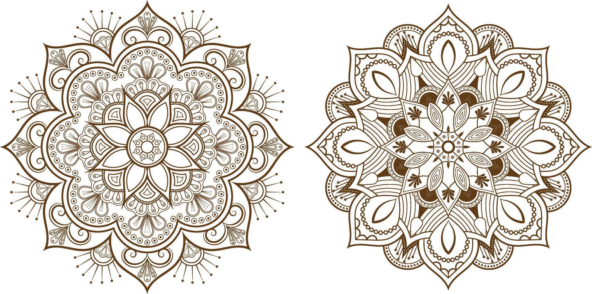 creativo Arte mandala diseño vector archivo descargar