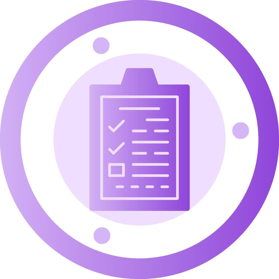 Application Form Glyph Gradient Icon vector