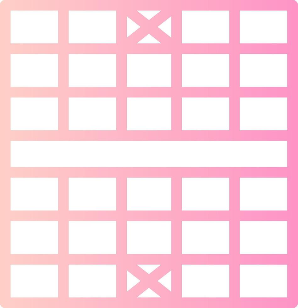 Chess Board Linear Gradient Icon vector