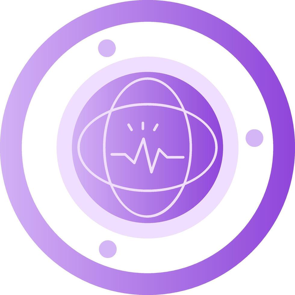 Swift Spark Glyph Gradient Icon vector