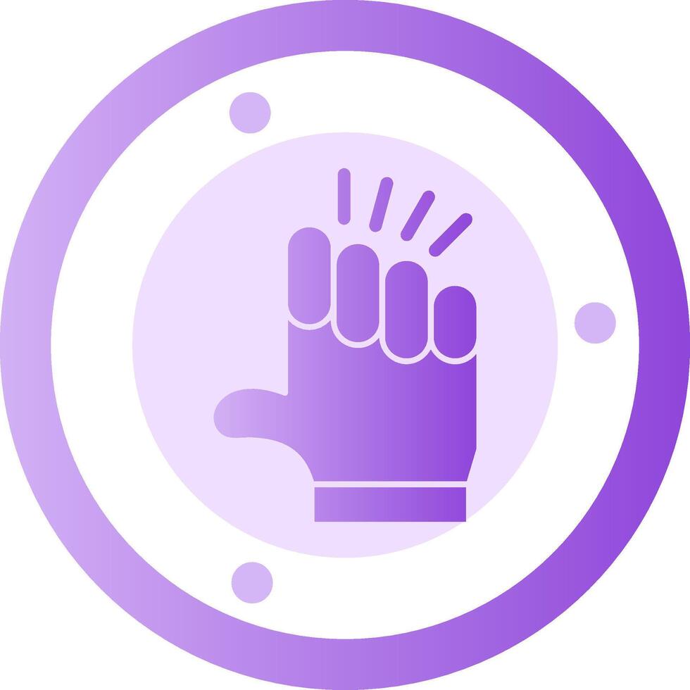 Empower Plus Glyph Gradient Icon vector