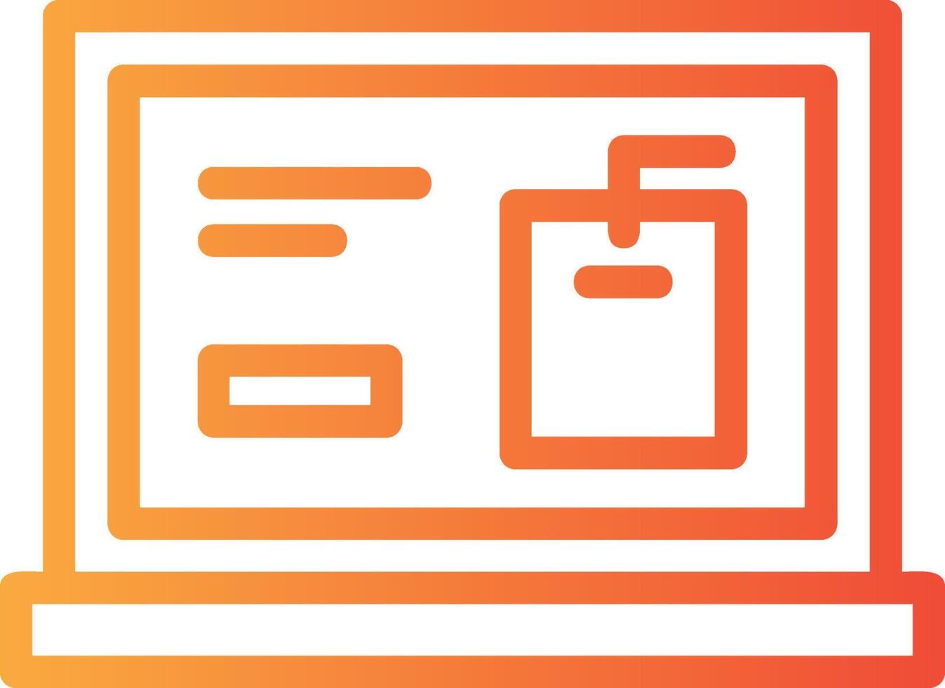 Tags Linear Gradient Icon vector
