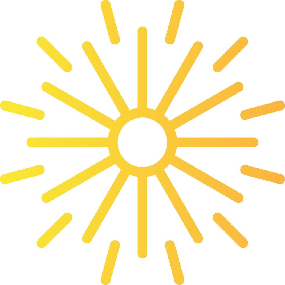 Spark Soar Linear Gradient Icon vector