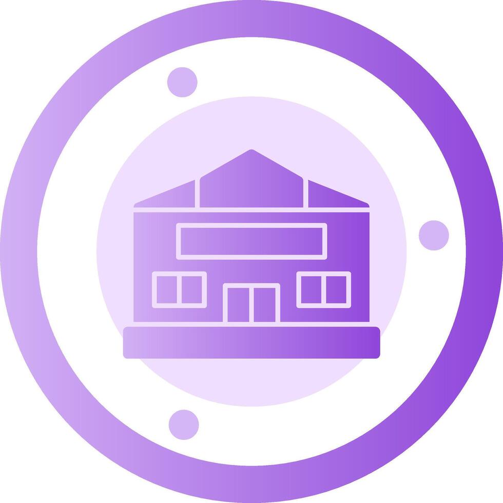 Theater Glyph Gradient icon vector