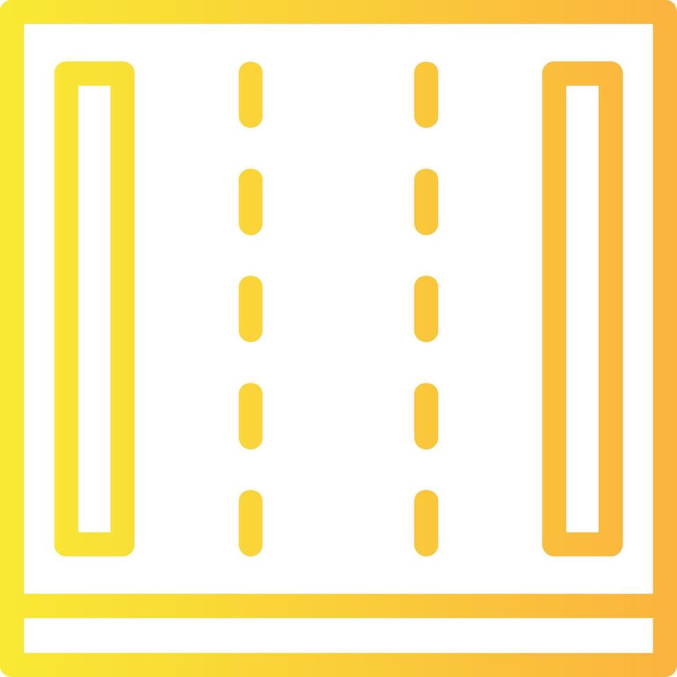 Highway Linear Gradient Icon vector