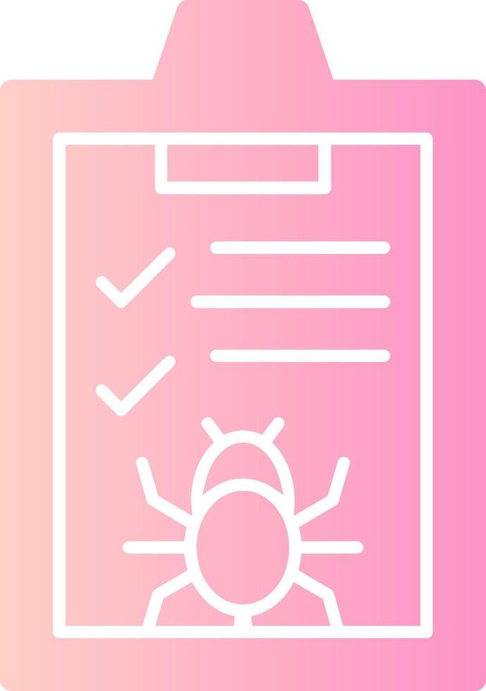 Bug Solid Multi Gradient Icon vector