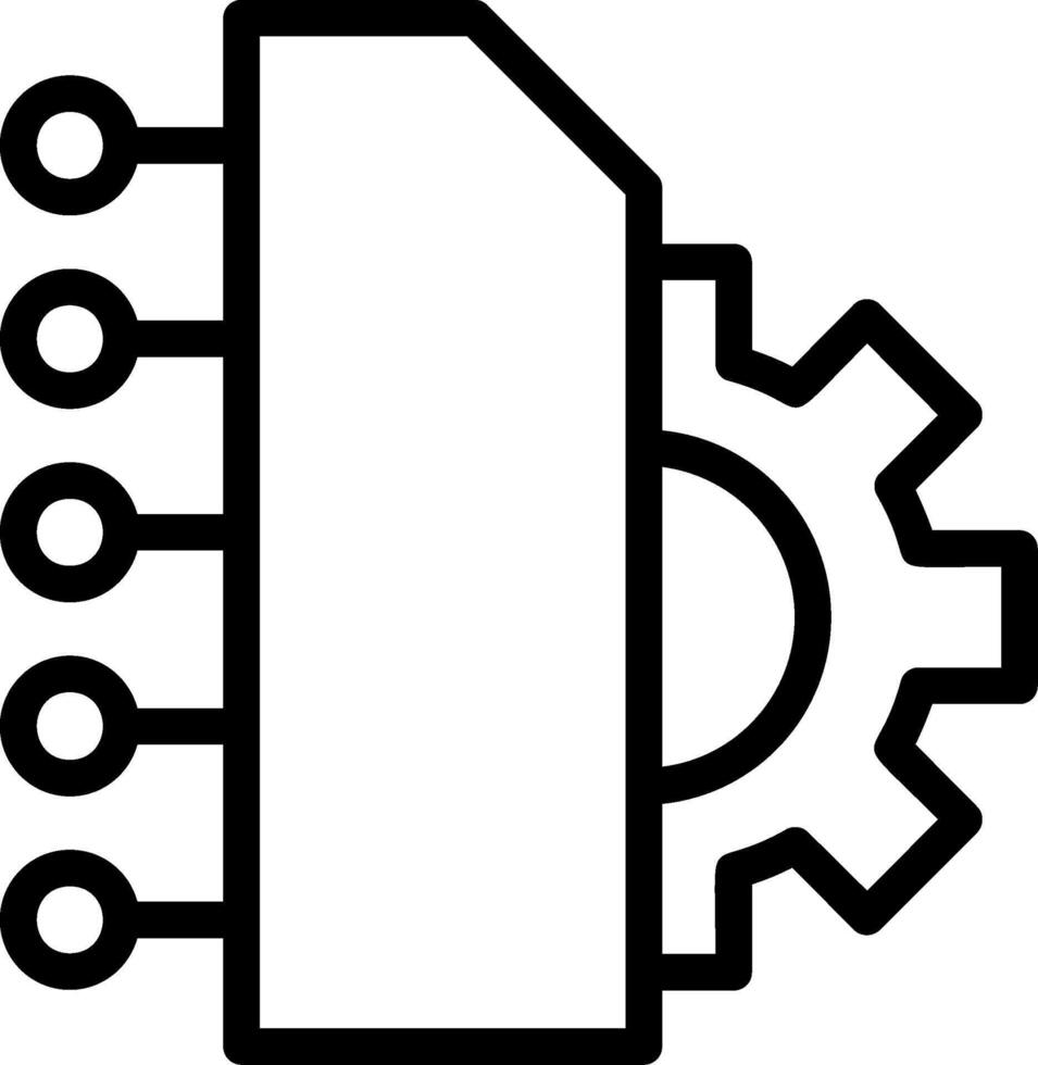 Technology Line Icon vector