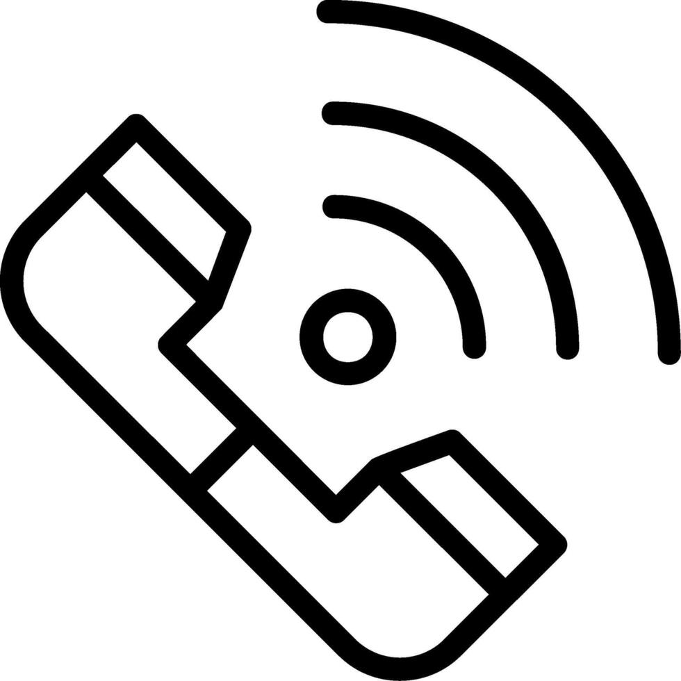Phone Line Icon vector