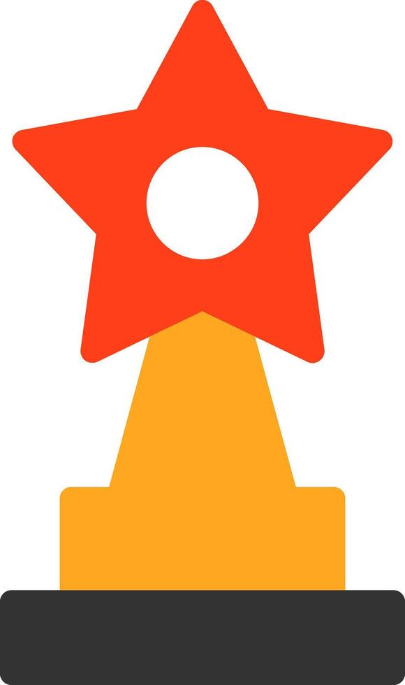 Trophy Flat Icon vector