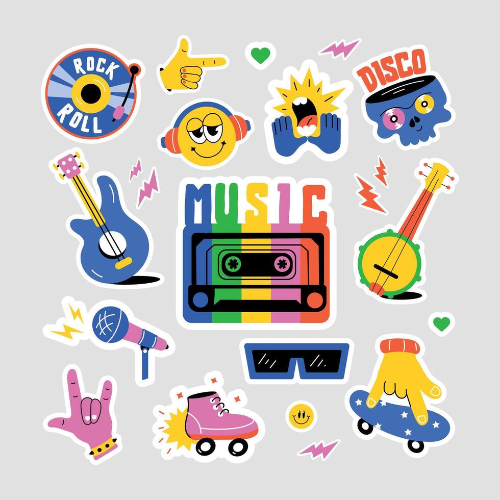 Trendy Music Vector