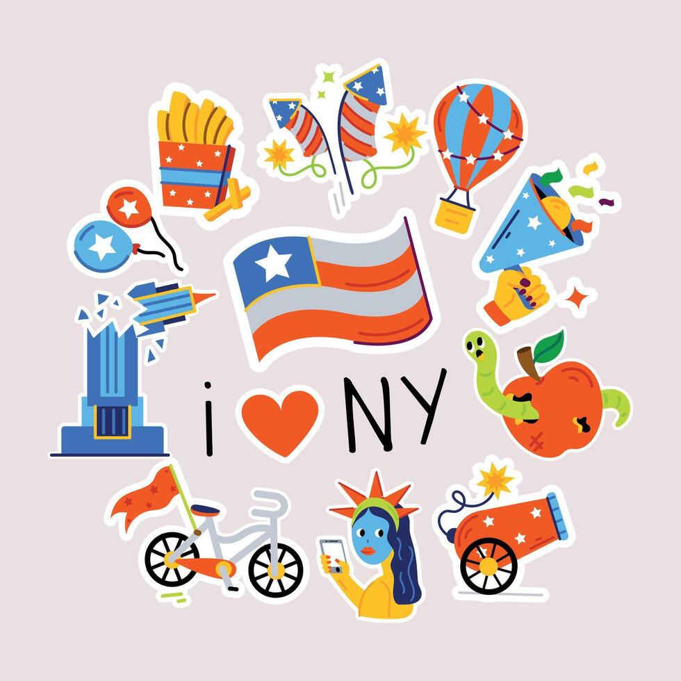 de moda Nueva York vector