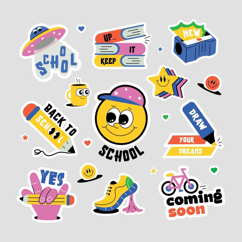 Trendy School Vector