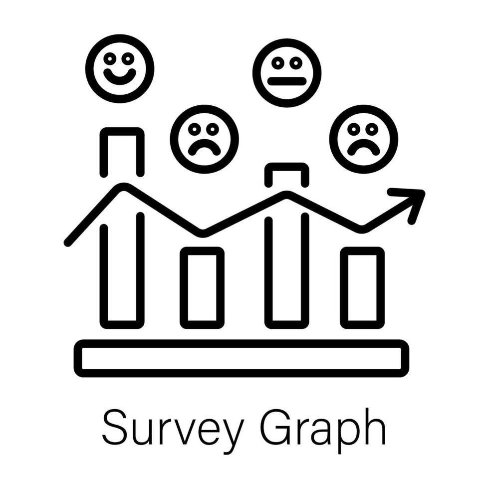 Trendy Survey Graph vector