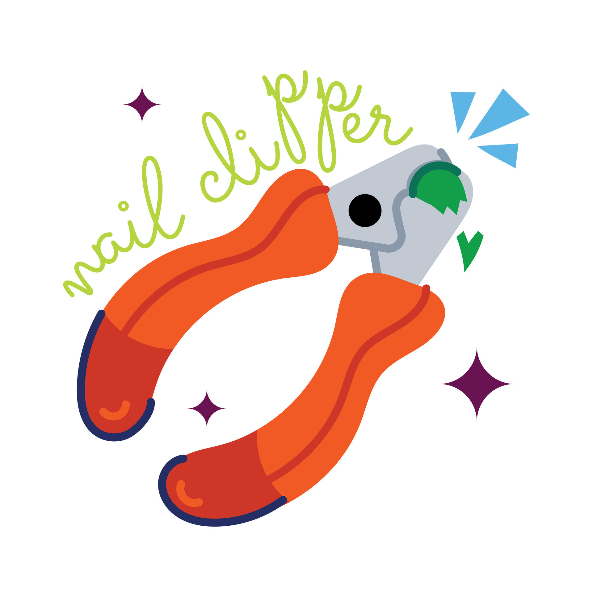 Trendy Nail Clipper 40874676 Vector Art at Vecteezy