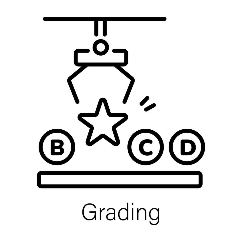 Trendy Grading Concepts vector