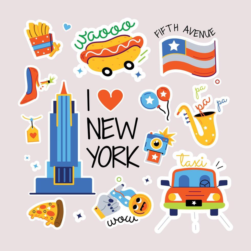 cultura de nueva york vector