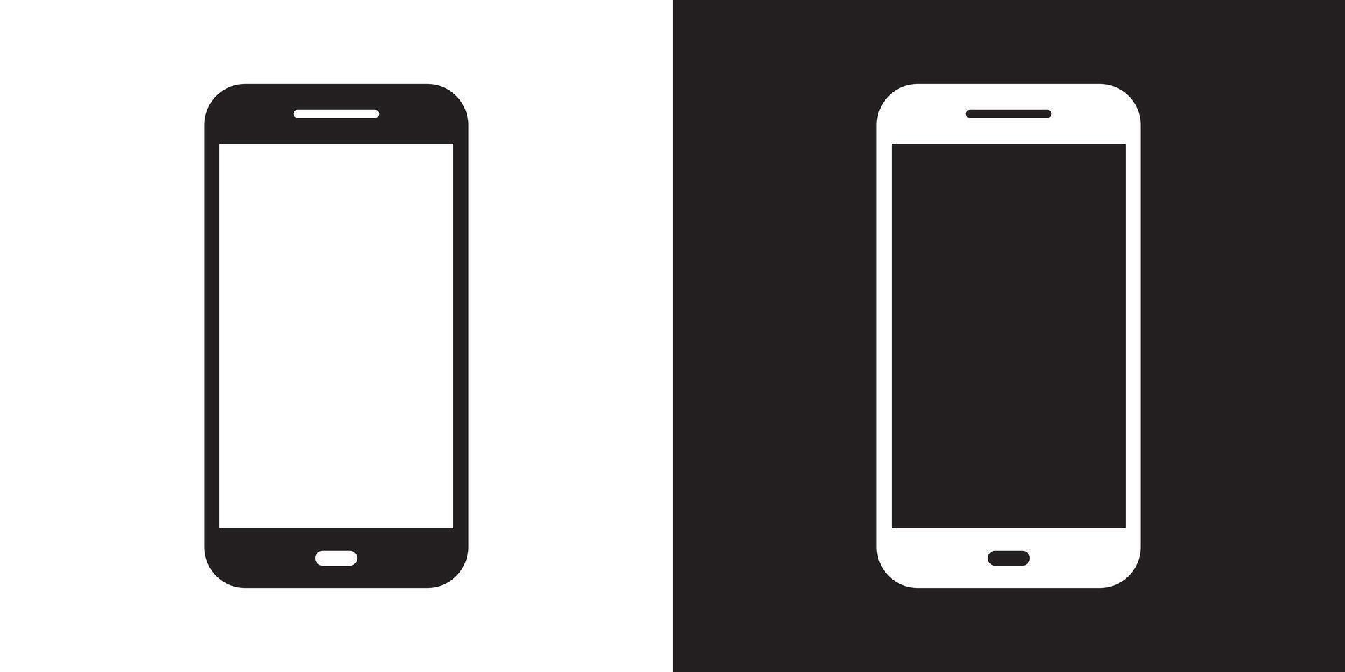 móvil teléfono, teléfono inteligente icono vector en de moda estilo. Teléfono móvil concepto