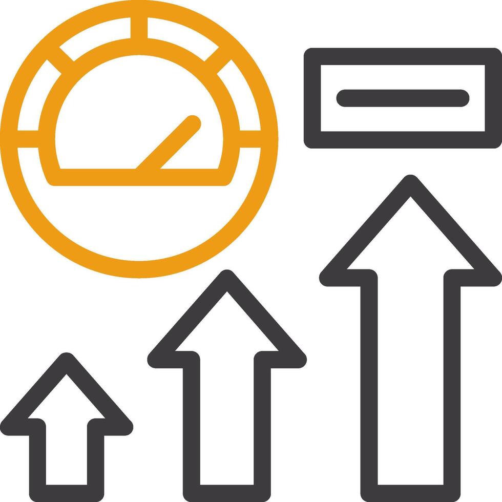 Rev Up Reach Two Color Icon vector
