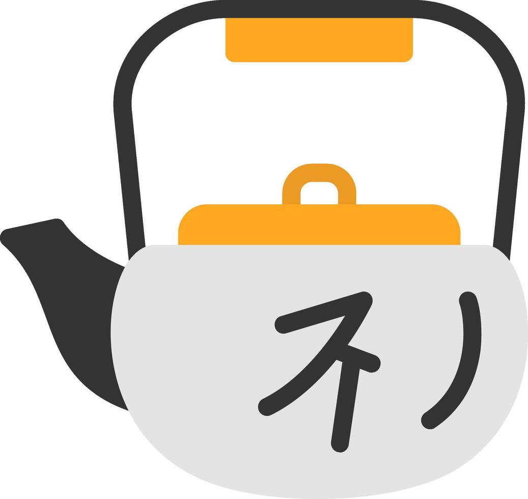 Tea Pot Flat Icon vector