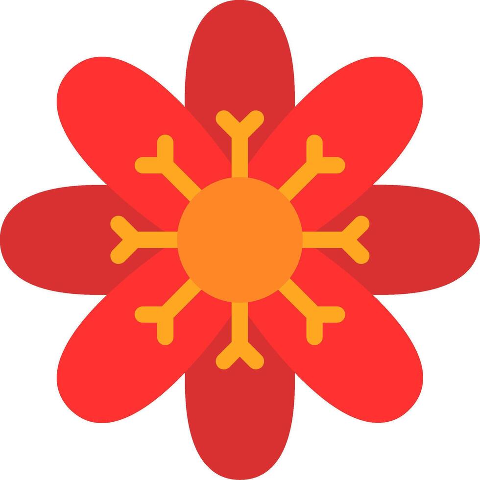 Lotus Flower Flat Icon vector