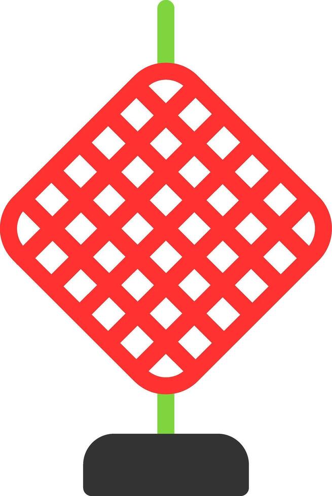 Chinese Knot Flat Icon vector