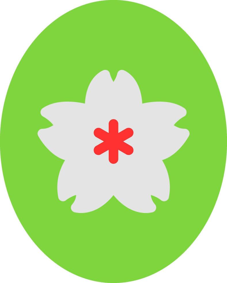 jade plano icono vector